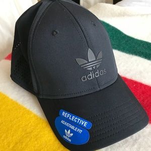 Adidas SnapBack Tech Mesh Baseball Cap Black